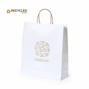Recycled White Paper Bags