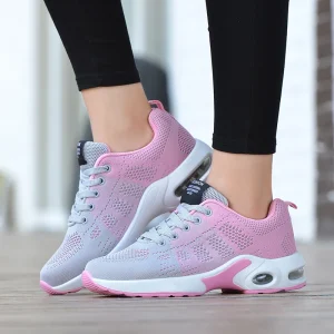 Casual Flying Weaving Air Cushioned Running Sports Shoes