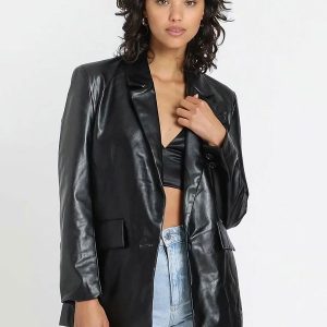 Fashion V Neck Pockets Long Sleeves Stretch Polyester Lace Up Overcoat