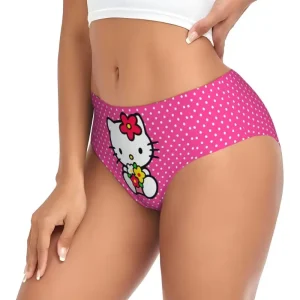 Hello Kitty Cat Panties Underwear Comfort Briefs Underpants