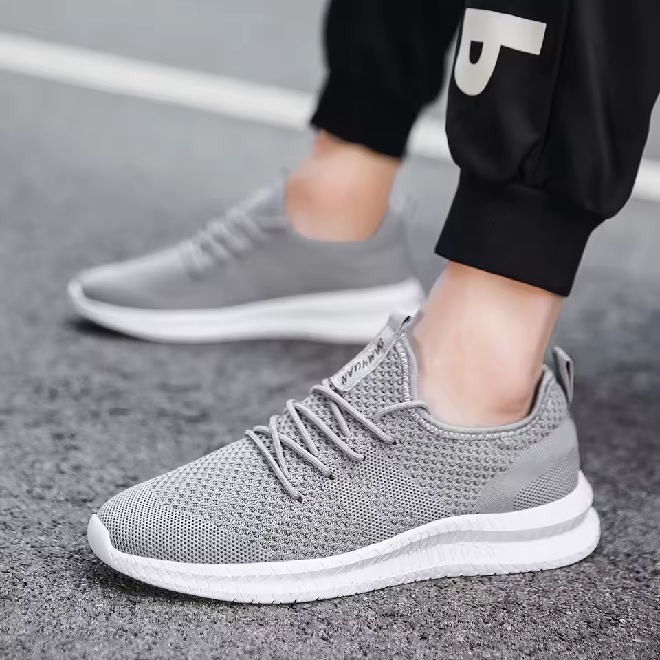 Men High Quality Male Sneakers Breathable Fashion Gym Casual Light Walking Plus Size Footwear