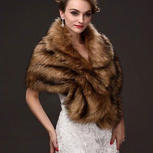 Wrap Faux Fur Shawl Wraps