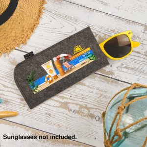Sunshade RPET Felt Sunglass Pouches